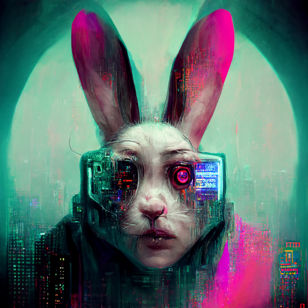 rabbit hole inception, cyberpunk